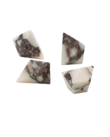 Prism meubelknop, Calcatta Viola marmer