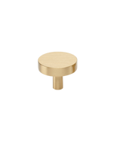 Ascot meubelknop 38 mm, messing ongelakt