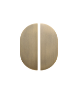 Isla Pull meubelgreep h.o.h. 96 mm, Aged Brass