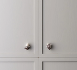 Prism meubelknop, Calcatta Viola marmer