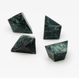 Prism meubelknop, groen marmer