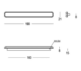 Quincalux Paris meubelgreep h.o.h. 160 mm