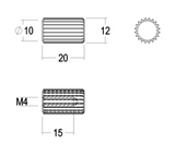 Quincalux Royal meubelknop 12 mm