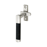 Nieuwland raamboom 130 mm Ls, nikkel glans/ebben