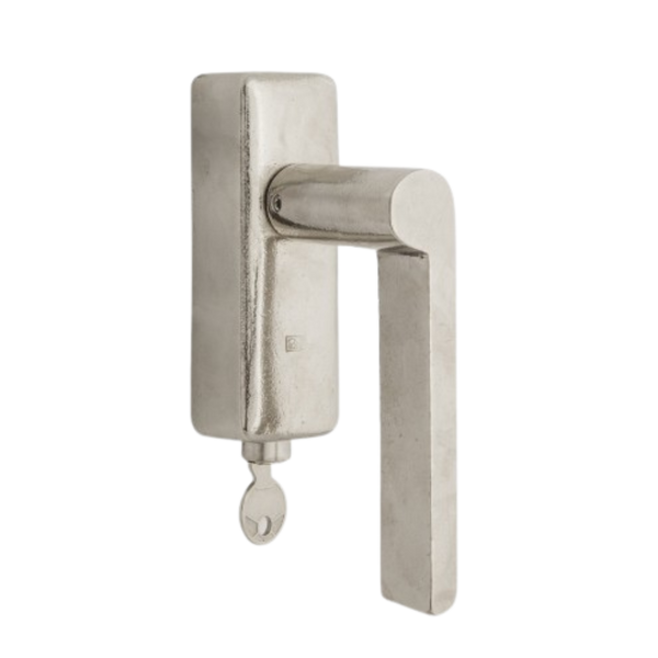 Pure raamkruk strak PH1928 afsluitbaar, Rs, wit brons