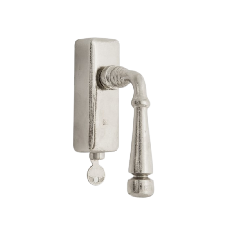 Pure raamkruk klassiek Ph1830 afsluitbaar, wit brons