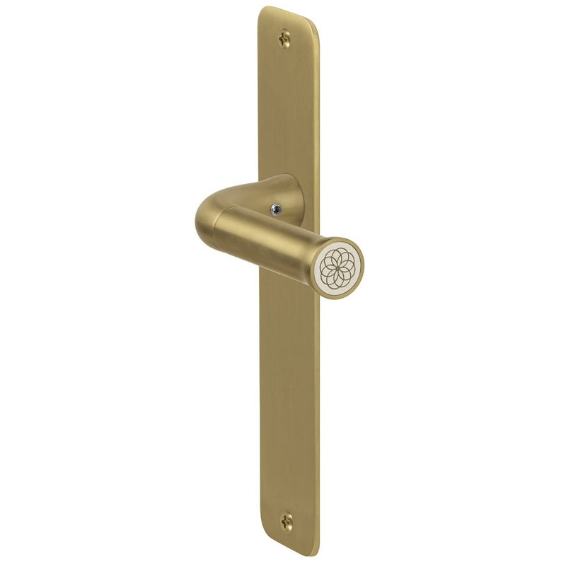 NOUR EV101P211SFC L-kruk ongev. op BL. schild, PVD mat goud