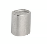 Pure meubelknop Cast ovaal 37 mm, mat wit brons