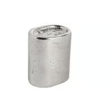 Pure meubelknop Cast ovaal 37 mm, wit brons