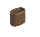Pure meubelknop Cast ovaal 25 mm, verdonkerd brons