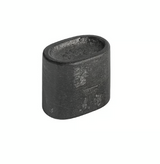 Pure meubelknop Cast ovaal 25 mm, ruw metaal