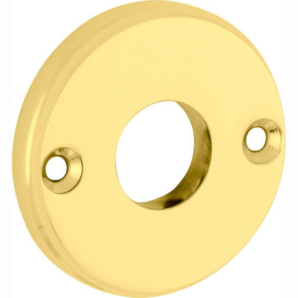 Amstelland krukrozetten ribbel rond 50 mm, messing ongelakt