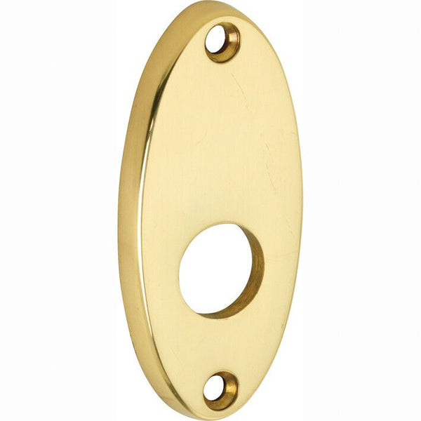 Eemland krukrozetten ovaal 80x38 mm, messing ongelakt