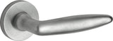Amstelland deurklinken Dudok 108 mm ex. rozetten, nikkel mat