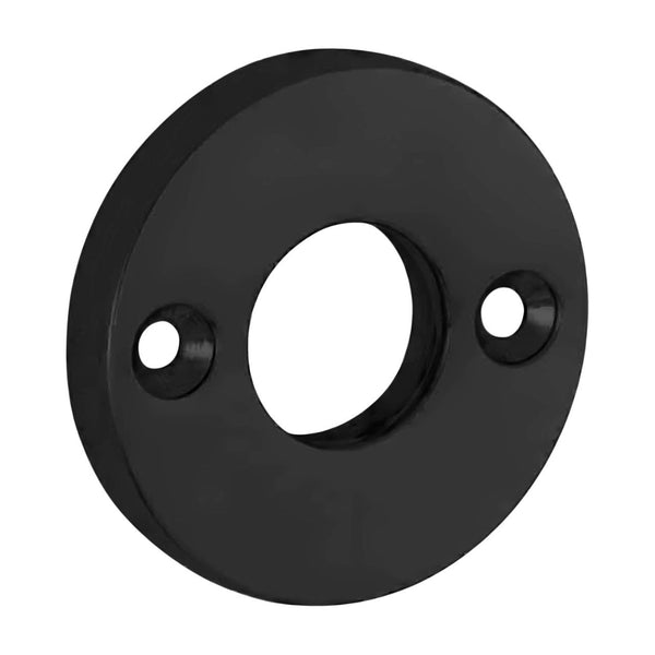 Amstelland krukrozetten ribbel rond 50 mm, zwart