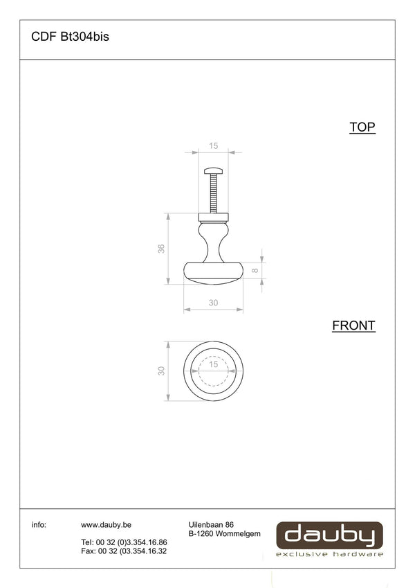 CDF-meubelknop-ribbel-rond-BT304bis-30-mm-smeedijzer