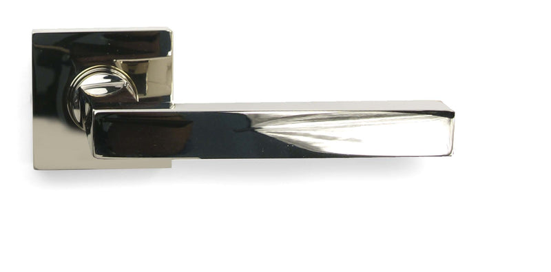 Bauhaus krukrozetten vierkant verdekt 50 mm, nikkel glans