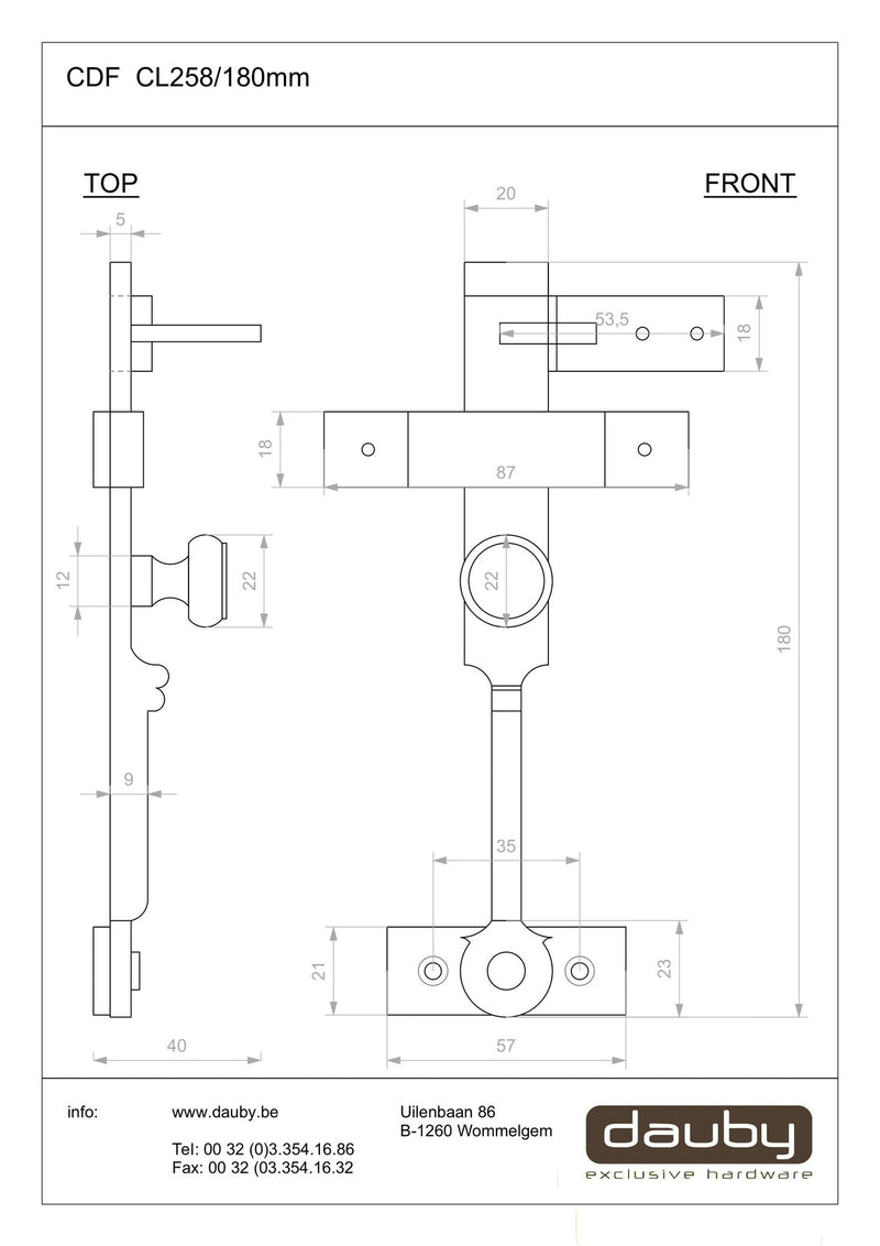 CDF-boerenklinkstel-CL258-exclusief-knopgarnituur-smeedijzer