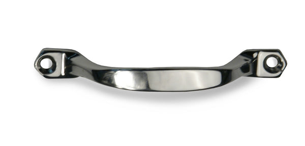 Meubelgreep licht model opschroevend 107x14mm, chroom glans