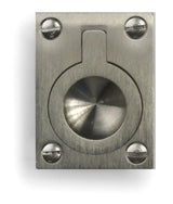 Ottolini luikring 41x31 mm, nikkel mat