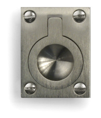 Ottolini luikring 41x31 mm, nikkel mat