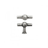 Giara-meubelknop-T-model-Po8-55-mm-Chemin-de-Fer-britannium