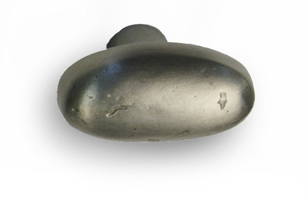 Giara-meubelknop-C64-glad-ovaal-48-mm-verouderd-zilver