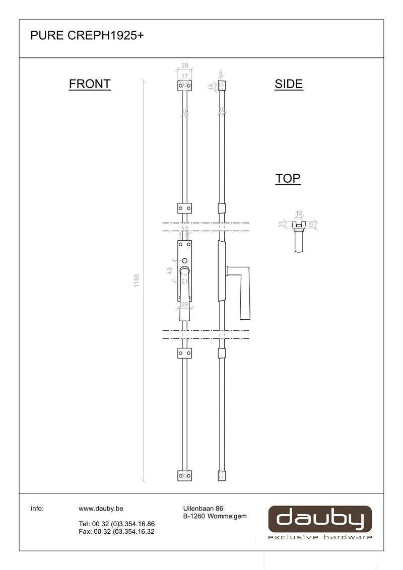 Pure-raamespagnolet-compleet-CREPH1925+-kruk-verouderd-ijzer