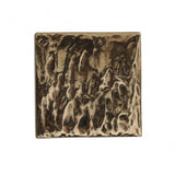 Giara voordeurknop vierkant Po91 60 x 55mm, natuur brons