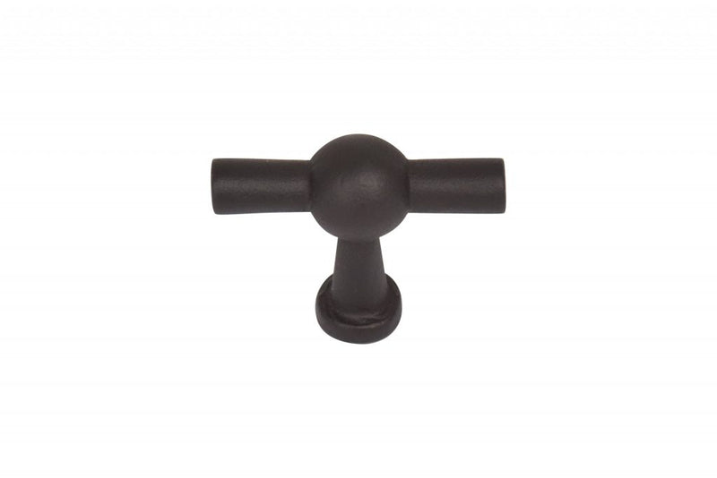 Giara meubelknop T Po8-45 mm Chemin de Fer, zwart brons