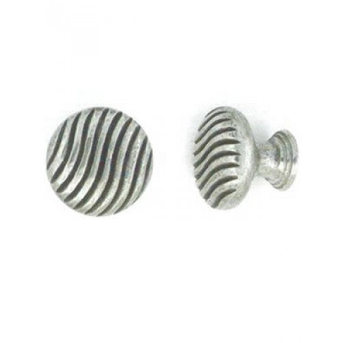 Giara-meubelknop-Po5T-38-rond-gestreept-38-mm-britannium