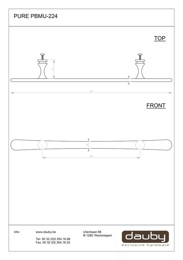 Pure-meubelgreep-afgerond-PMBU-224-mm-hoh-verouderd-ijzer