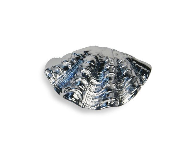 Meubelgreep model oester 59 mm, chroom glans