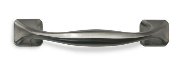 Meubelgreep zwaar 128 mm h.o.h., nikkel mat