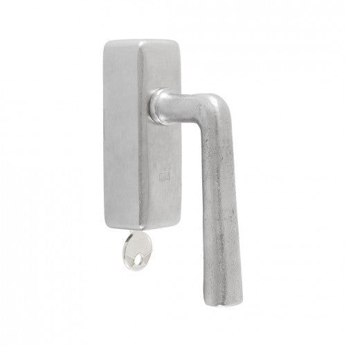 Pure raamkruk rond Ph1925+ afsluitbaar, mat wit brons