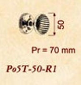 Giara-knopkrukken-rond-gestreept-Po5T-R1-rozet-britannium