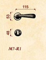 Giara-deurkrukken-M7-R1-op-rond-rozet-38-mm-britannium
