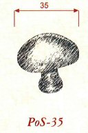 Giara-meubelknop-PoS-35-ovaal-glad-35-mm-verdonkerd-brons