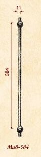 Giara-meubelgreep-Ma8-384-mm-Chemin-de-Fer-britannium
