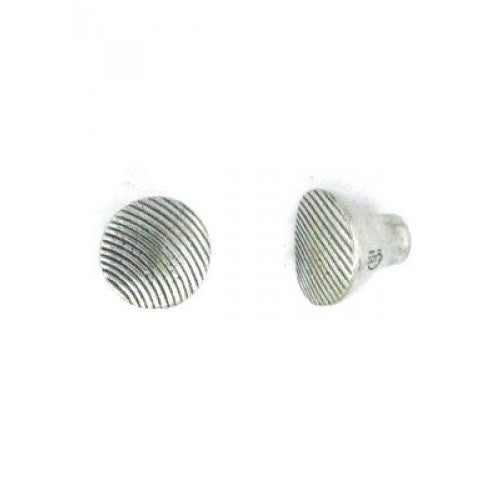 Giara-meubelknop-C61-rond-fijn-gestreept-36-mm-wit-brons
