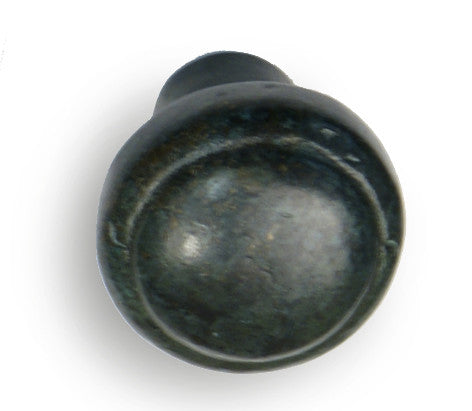 Giara-meubelknop-PoTR-30-mm-rond-ribbel-groen-brons