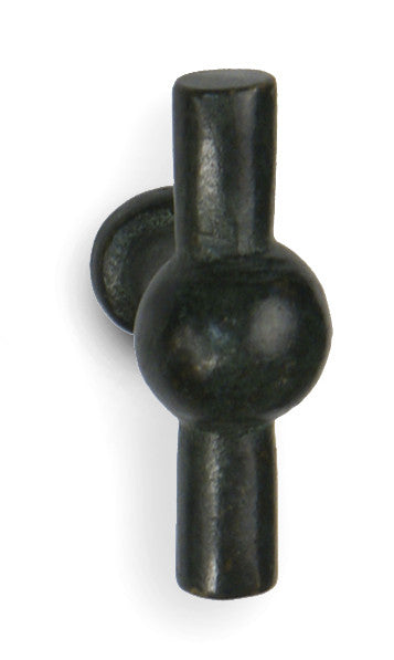 Giara-meubelknop-T-model-Po8-45-mm-Chemin-de-Fer-groen-brons