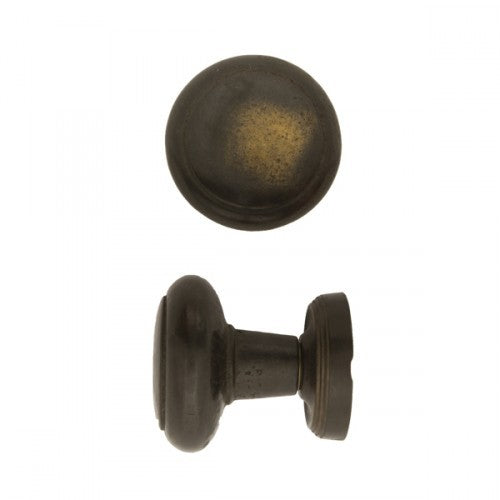 Giara-voordeurknop-rond-PoTL80-diameter-80-mm-verdonkerd-brons
