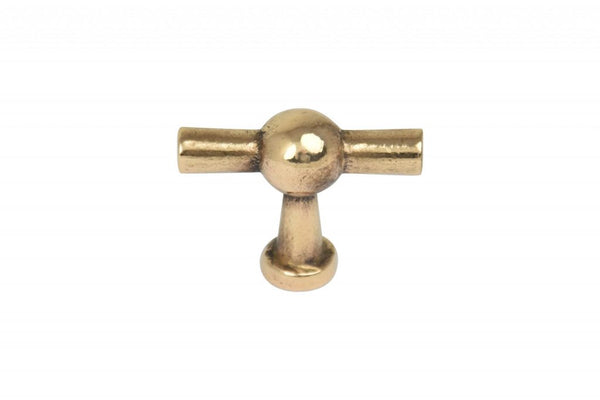 Giara meubelknop Po8-45 T Chemin de Fer 45mm, natuur brons