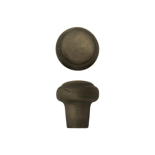 Giara-meubelknop-PoTL-30-rond-ribbel-30-mm-verouderd-ijzer