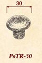 Giara-meubelknop- PoTR-30-mm-rond-ribbel-britanium