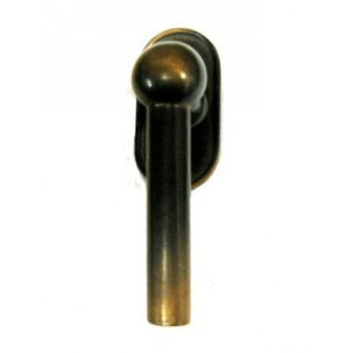 Giara-raamkruk-M8/32-L-model-op-ovaal-rozet-verdonkerd-brons