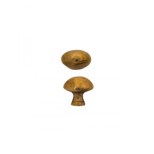 Giara-meubelknop-PoS-28-ovaal-glad-28-mm-natuur-brons