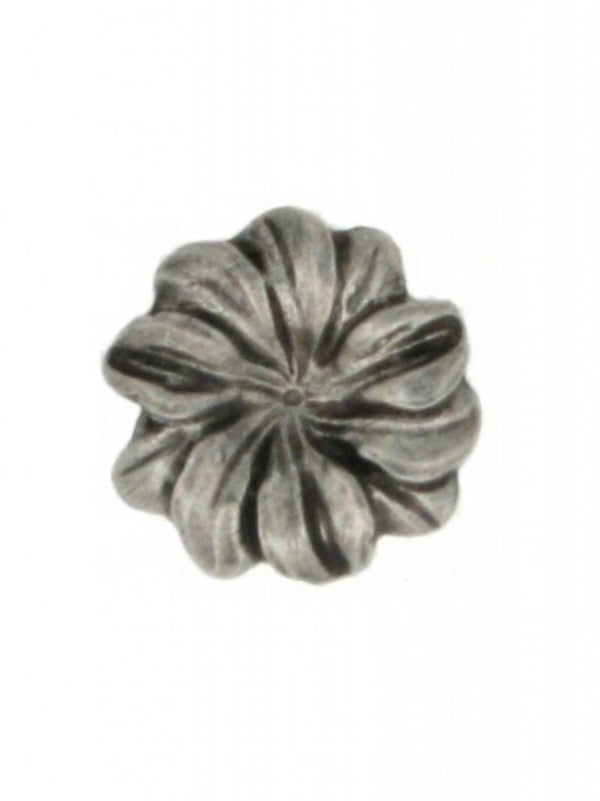 Giara-meubelknop-PoDA-38-mm-rond-bloem-britannium