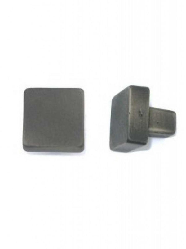 Giara-meubelknop-PoQU-33-mm-vierkant-glad-verouderd-ijzer